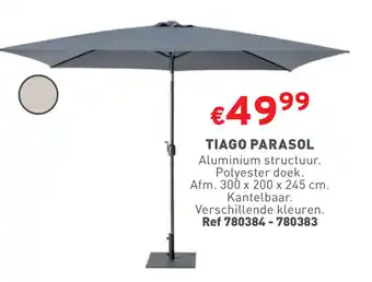 Trafic TIAGO PARASOL Ref 780384-780383 aanbieding