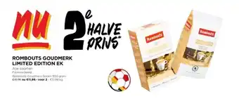 ROMBOUTS GOUDMERK LIMITED EDITION EK