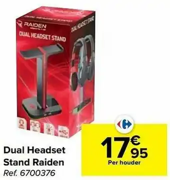 Dual headset stand raiden