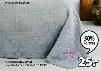 Jysk Hirsholm bedsprei aanbieding