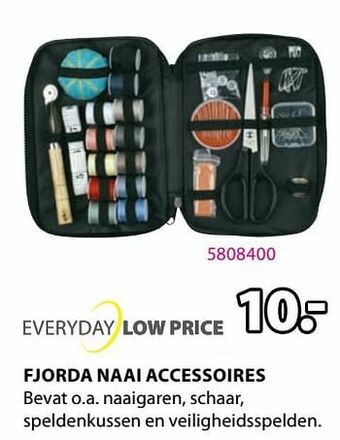Jysk Fjorda naai accessoires aanbieding