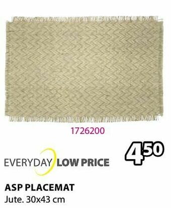 Jysk Asp placemat aanbieding