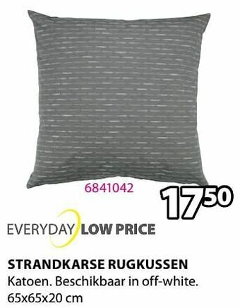 Jysk Strandkarse rugkussen aanbieding