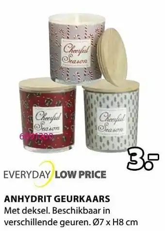 Jysk Anhydrit geurkaars aanbieding