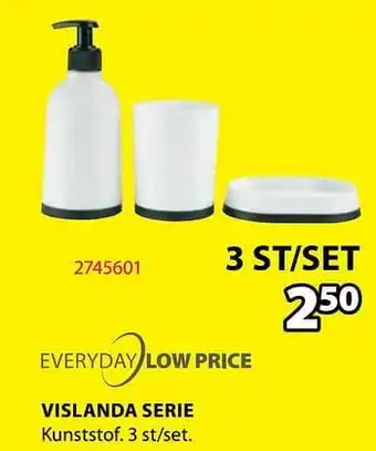 Jysk Vislanda serie aanbieding