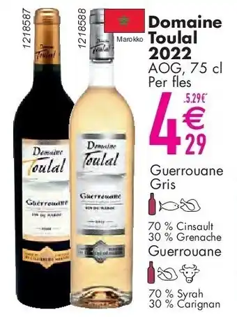 Cora Domaine Toulal 2022 aanbieding