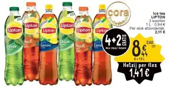 Cora Ice tea LIPTON aanbieding