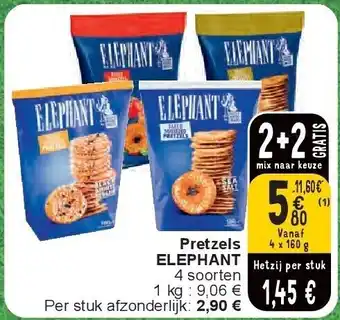 Cora Pretzels ELEPHANT aanbieding