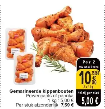 Cora Gemarineerde kippenbouten aanbieding