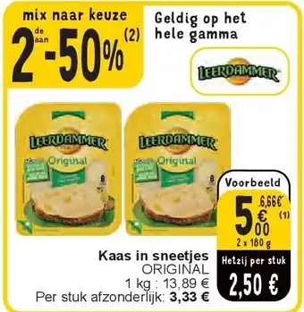Cora Kaas in sneetjes aanbieding