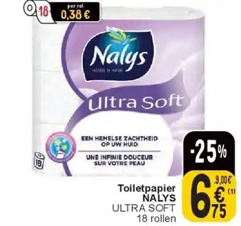 Cora Toiletpapier NALYS aanbieding