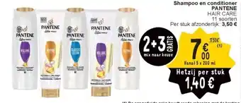 Cora Shampoo en conditioner PANTENE aanbieding