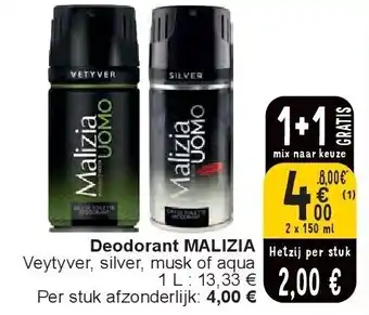 Cora Deodorant MALIZIA aanbieding