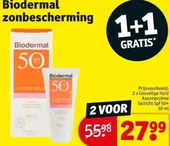 Kruidvat Biodermal zonbescherming aanbieding