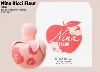 Kruidvat Nina Ricci Fleu 30ml aanbieding
