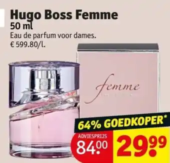Kruidvat Hugo Boss Femme 50ml aanbieding