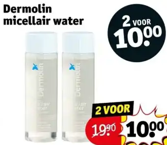 Kruidvat Dermolin micellair water aanbieding
