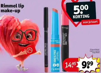 Kruidvat Rimmel lip make-up aanbieding
