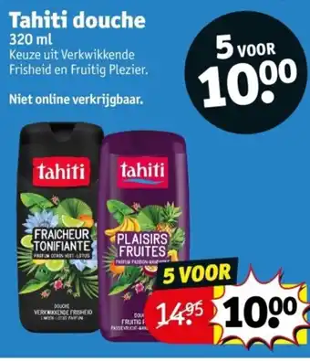 Kruidvat Tahiti douche 320ml aanbieding