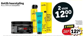 Kruidvat Got2b haarstyling aanbieding