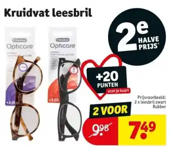 Kruidvat leesbril aanbieding
