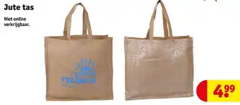Kruidvat Jute tas aanbieding