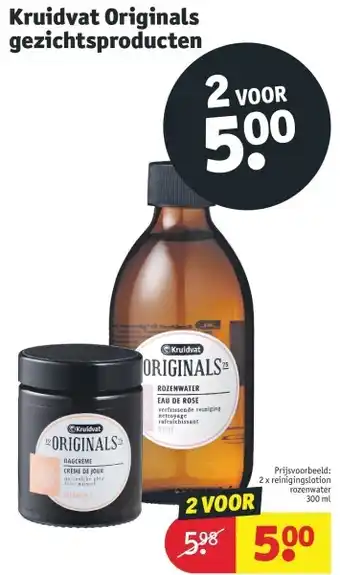 Kruidvat Kruidvat Originals gezichtsproducten aanbieding