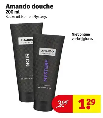 Kruidvat Amando douche aanbieding