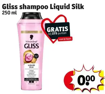 Kruidvat Gliss shampoo Liquid Silk aanbieding
