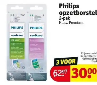 Kruidvat Philips opzetborstel aanbieding