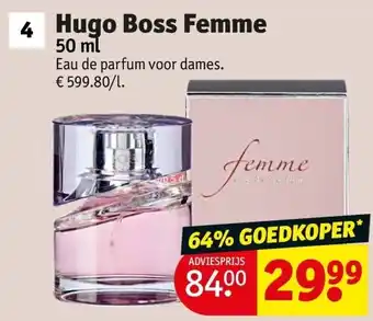 Kruidvat Hugo Boss Femme aanbieding