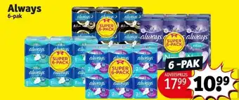 Kruidvat Always aanbieding