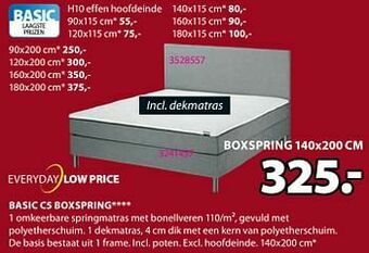 Jysk Basic c5 boxspring aanbieding