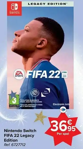 Nintendo switch fifa 22 legacy edition