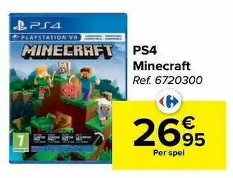 Carrefour Ps4 minecraft aanbieding