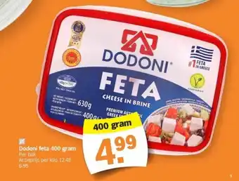 Albert Heijn Dodoni feta 400 gram aanbieding