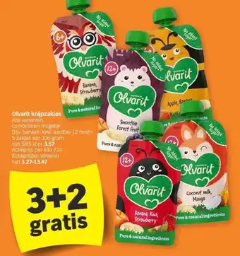 Albert Heijn Olvarit knijpzakjes aanbieding