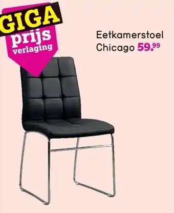 Leen Bakker Eetkamerstoel Chicago aanbieding