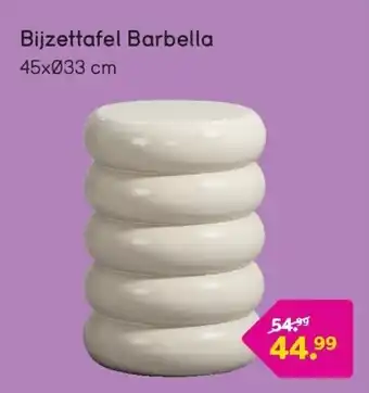 Leen Bakker Bijzettafel Barbella aanbieding