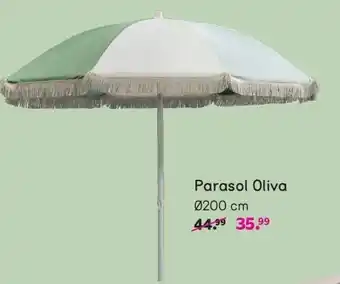 Leen Bakker Parasol Oliva aanbieding