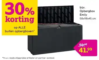 Leen Bakker Opbergbox Emily aanbieding