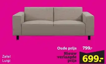 Leen Bakker Zetel Luigi aanbieding