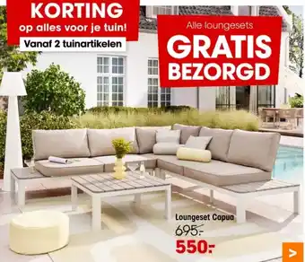 Kwantum Loungeset Capua aanbieding