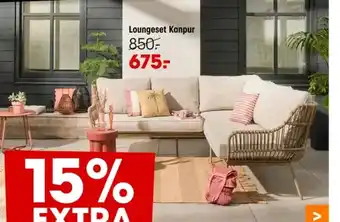 Kwantum Loungeset Kanpur aanbieding