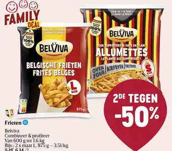 Delhaize Belviva Frieten aanbieding