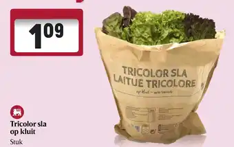 Delhaize Tricolor sla op kluit aanbieding