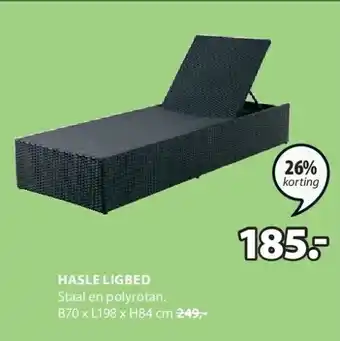 Jysk HASLE LIGBED aanbieding