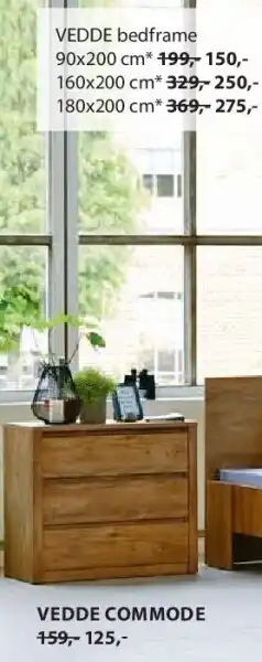 Jysk VEDDE COMMODE aanbieding
