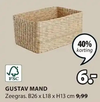 Jysk GUSTAV MAND aanbieding