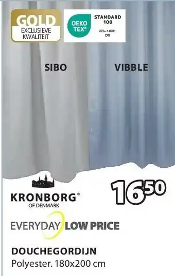 Jysk DOUCHEGORDIJN aanbieding